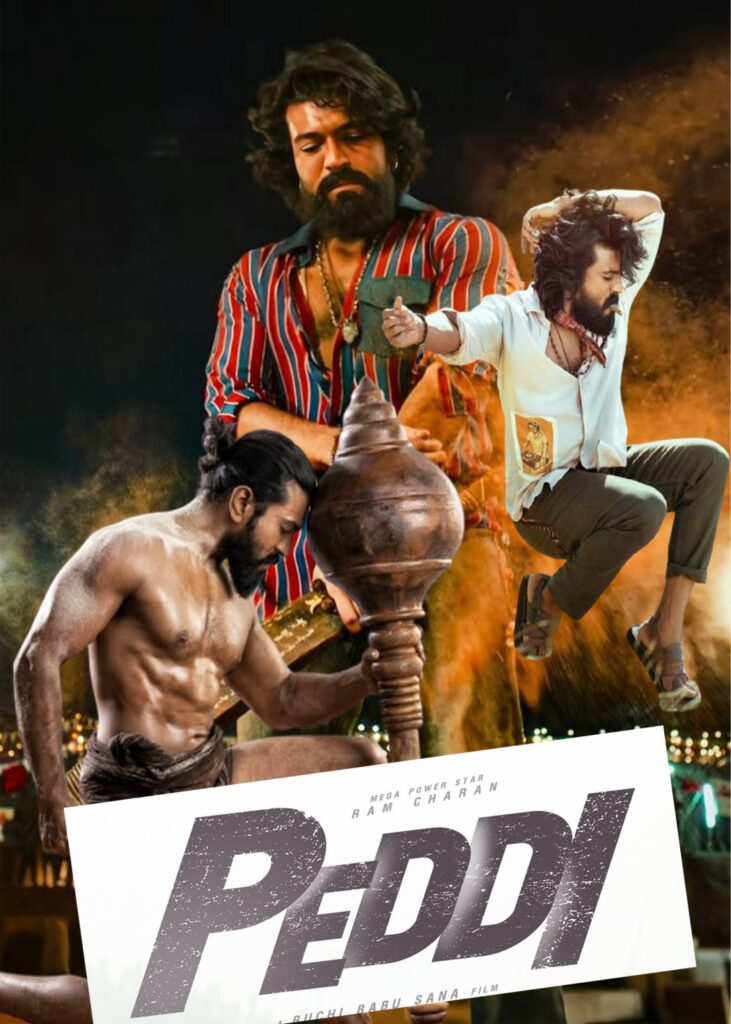 Ram Charan as Peddi in the inspiring Telugu sports drama movie Peddi (2026).